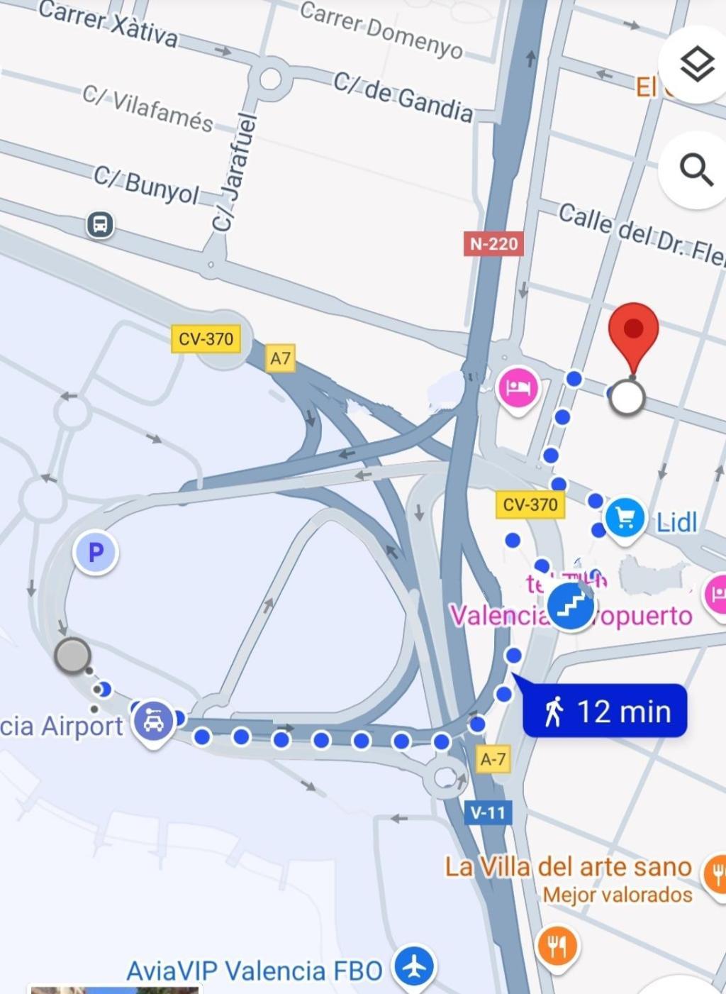 Alojamiento Junto Aeropuerto Valencia A Manises Ngoại thất bức ảnh